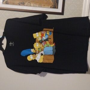 The Simpsons Black T-Shirt 5X NWOT